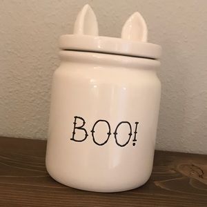 Rae Dunn “magenta”  Boo Canister